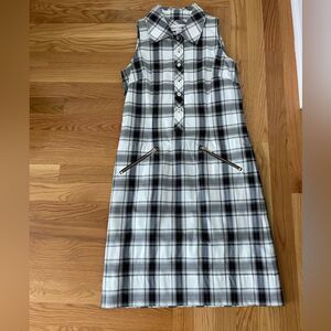 SARA CAMPBELL PLAID MARKET DRESS